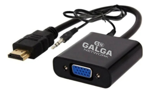 Cable Adaptador Conversor Hdmi A Vga Con Cable Para Audio