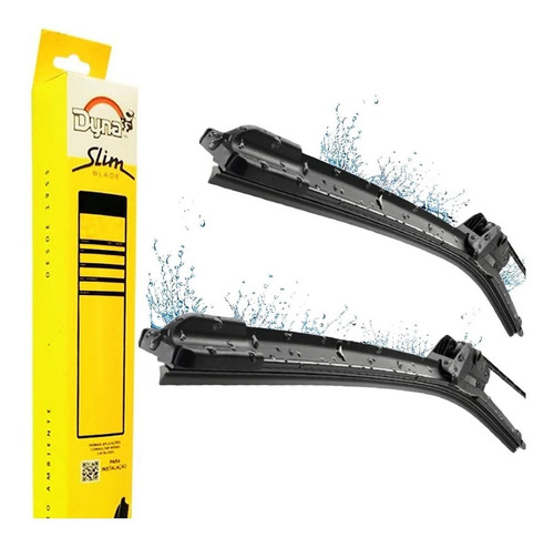 Par Palheta Limpador Para-brisa Dyna Slim Blade - Fiat