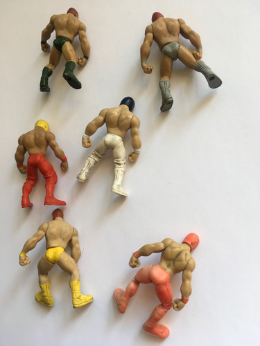Wwe 6 Micro Figuras Jakks Luchadores Año 2010 (Usado)