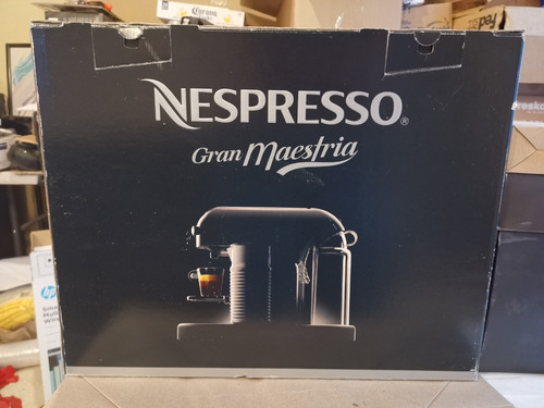 Cafetera Nespresso Gran Maestria 16 Pods 2 Tazas Contenedor Color Gris