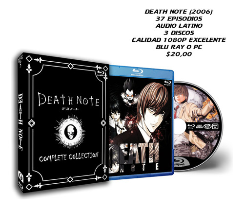 Death Note Anime Serie Completa Hd 1080p Latino