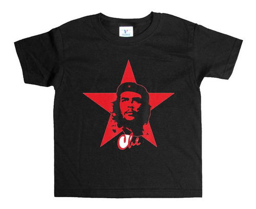 Remera Negra Niños Che Guevara R2