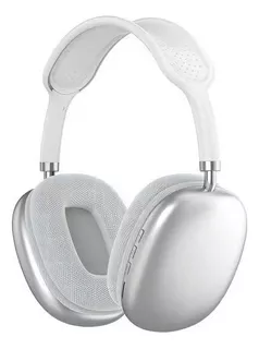 Headphone S/fio Bluetooth C/microfone Max P9 Air Premium Cor Prateado