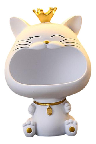 Organizador De Estatuillas De Gato, Caja De Almacenamiento
