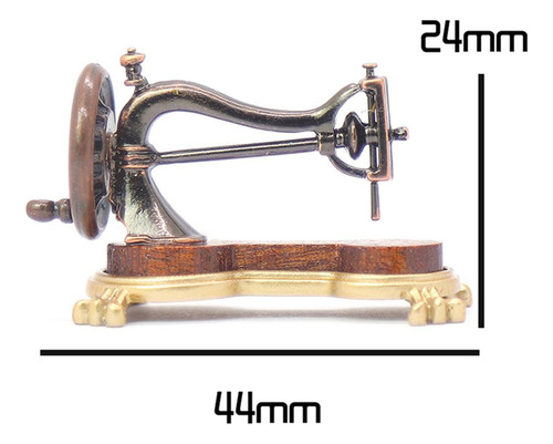 Máquina De Coser Para Casa De Muñecas A Escala 1/12,