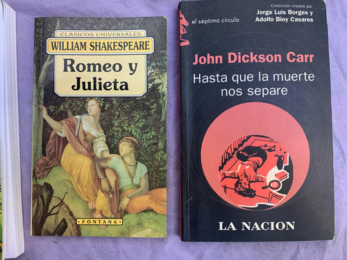 Libros Julio Verne Dickson Carr Romeo Y Julieta Shakespeare