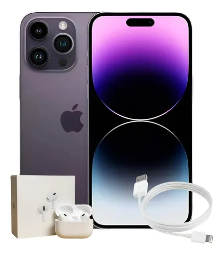 Apple iPhone 14 Pro Max 1 Tb Esim - Morado Oscuro + Regalo (Reacondicionado)