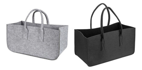 2 Bolsas Madeira Para Lareira, Cesta, Porta-revistas, Bol