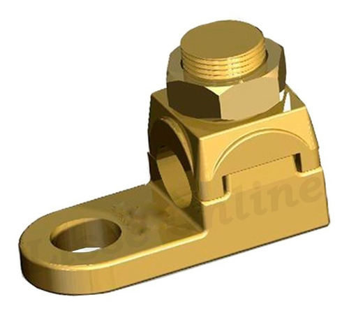10 Unidades Terminal Sapata Aperto Pressão Cabos 10mm