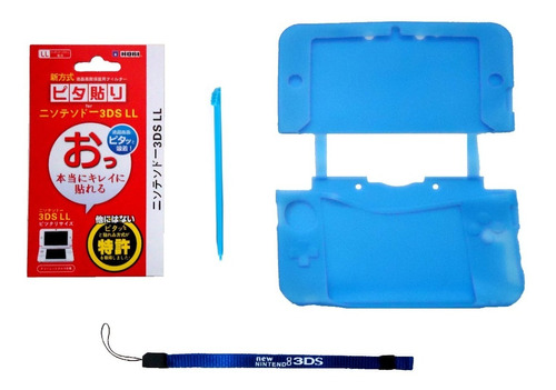 ¡¡¡ Kit Funda, Micas, Correa Y Stylus Nintendo 3ds Xl !!!