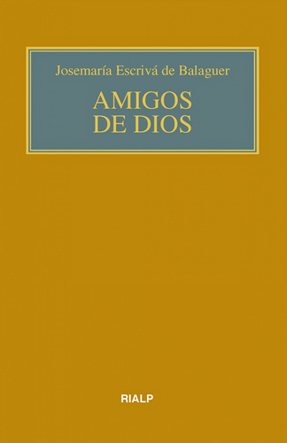 Amigos De Dios (bolsillo, Rustica, Color) Escriva De Balagu