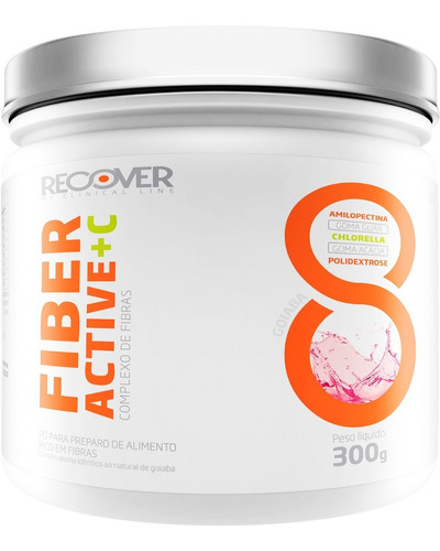 Fibras Fiber Active+c 300g Goiaba - Recover - Parc S/ Juros!