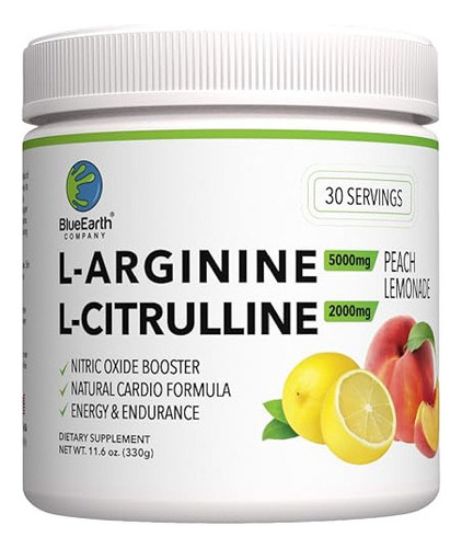 Blueearth Company L-arginina 5000 Mg + L-citrulina 2000 Mg S