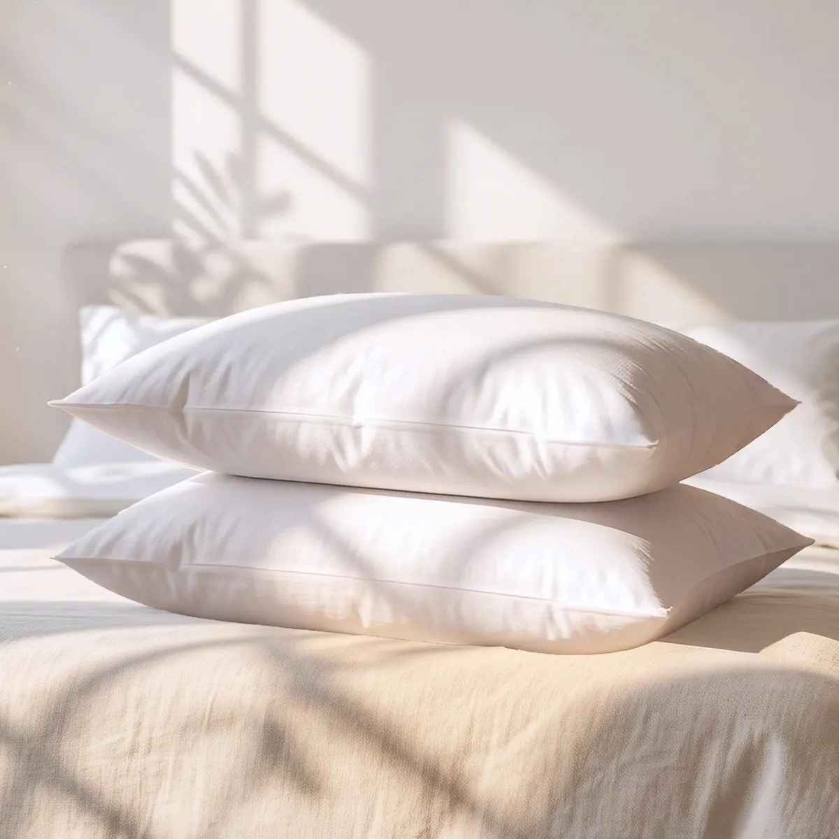 Pack de 2 Almohadas Comfort Mills Estándar Hipoalergénicas para Dormir