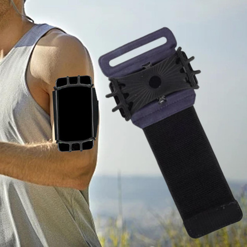 Running Phone Armband A Prueba De Sudor Se Azul 27x12cm