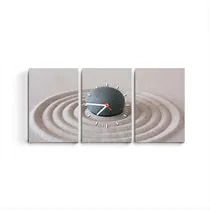 Comprar Cuadro Moderno Reloj Triptico Moderno Buda Zen Color Arte +