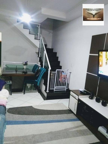 Imagem 3 de 15 de Sobrado De 116 M² Com 02 Dormitórios (sendo 02 Suítes) À Venda Por R$ 460.000 - Vila Bela Vista - Santo André/sp - So0234