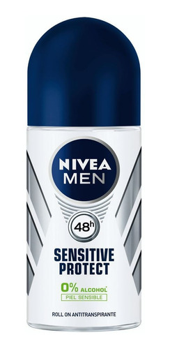 Nivea - Deo Roll On - Masc - Sensitive - 50 Ml