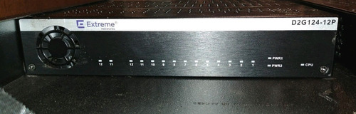 Switch Extreme Networks Enterasys Modelo D2g124-12p