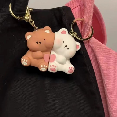 Llavero Con Forma De Gato, Creativo, Para Pareja, Mini, Para
