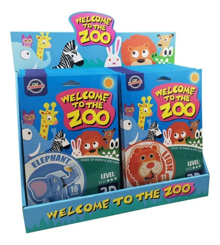 Puzzle Rompecabezas 3d Animales Del Zoológico Ltf Shop