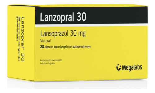 Lanzopral® 30mg X 28 Cápsulas