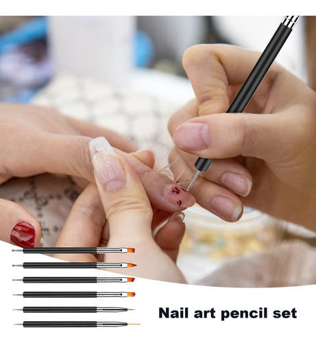 Pinceles Para Decoración De Uñas Cepillo Para Uñas Para Deco