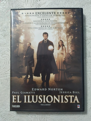 El Ilusionista Dvd Original Usado En Muy Buen Estado