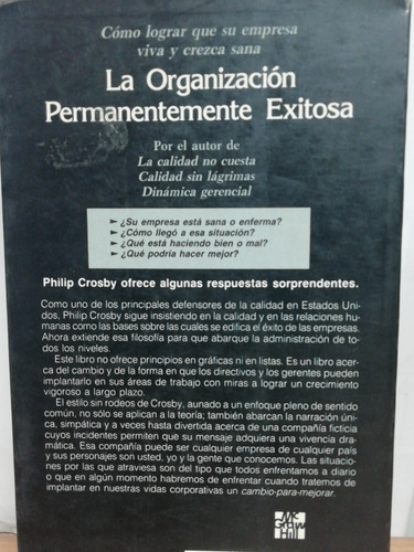 La Organización Permanente Exitosa/ Philip B. Crosby (Usado)