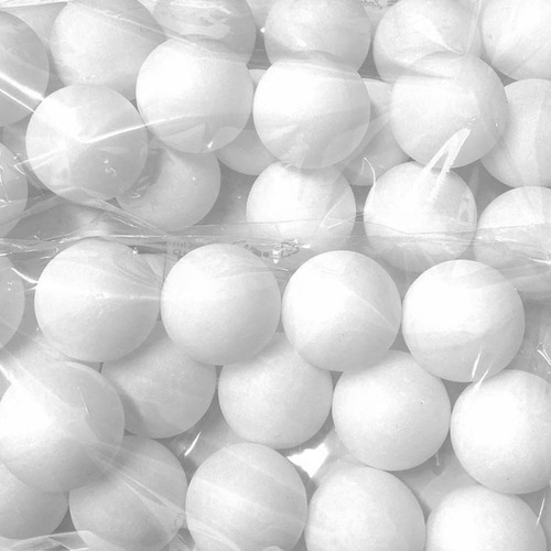 Bolas Bolinhas Plástico Ping-pong Pacote C/100 Unid Branca Cor Branco