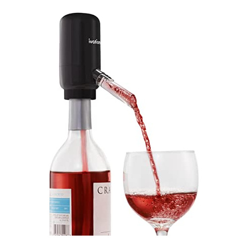 Aerador De Vino Ivation Con Tubo Flexible