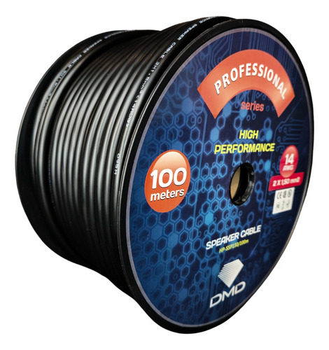Cabo Pp Dmd 2x1,5mm Para Som Ambiente E Automotivo 50 Metros