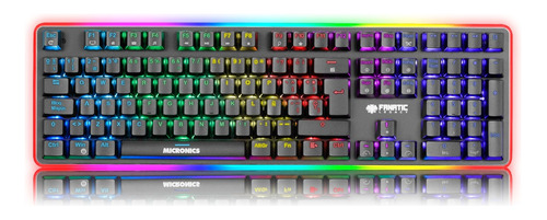 Teclado Gamer Micronics  Legacy Fk1002 Rgb Usb