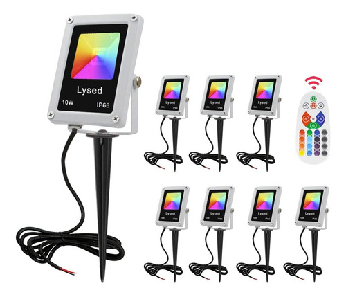 Luces De Paisaje De Color Lisado, 10 W, Bajo Voltaje, 12 V,
