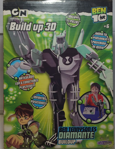 Puzzle 3d Ben 10 P/armar Diamante C/conectores 1602 Srj