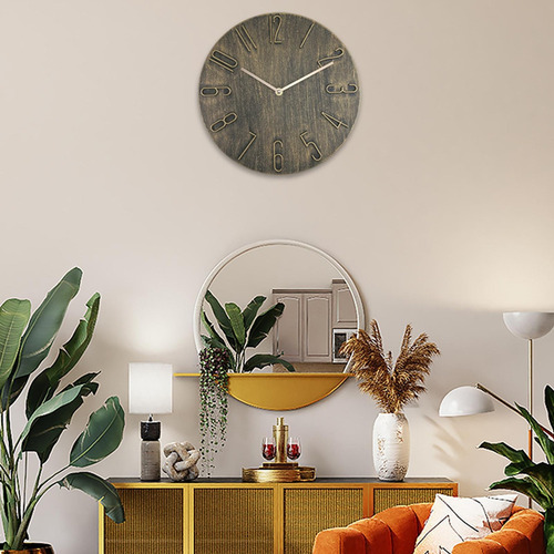 Bake Relojes De Pared Relojes De Pared Decorativos De Bronce