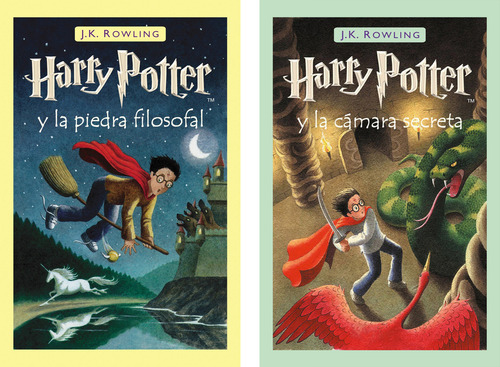 Pack Harry Potter 1 Y 2. Tapa Dura Laminada Y Encuadernado