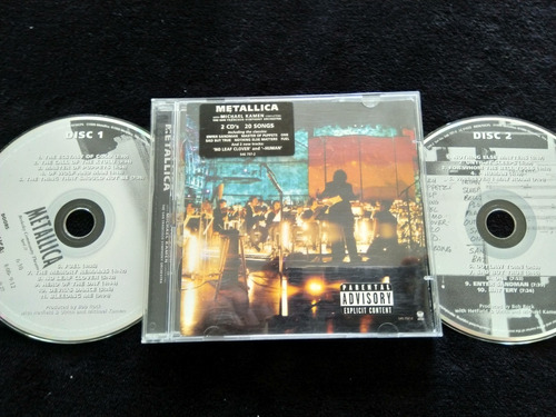 Cd Doble Metallica S&m 1999