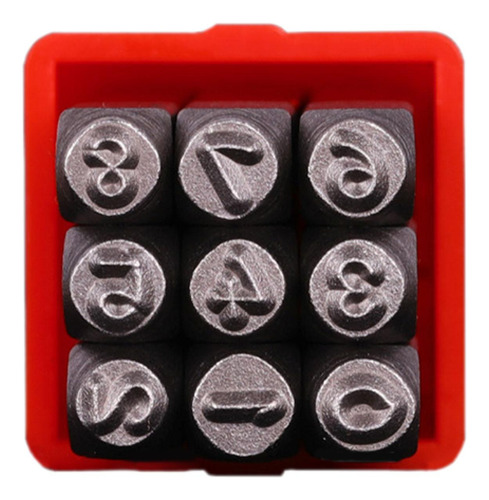 Joya De Sellos De Metal Making Punch Set Premium Número