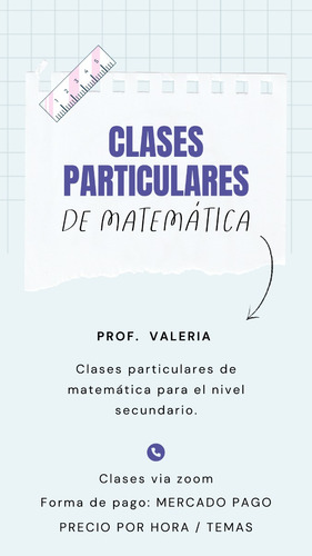 Clases De Matematicas - On Line- 