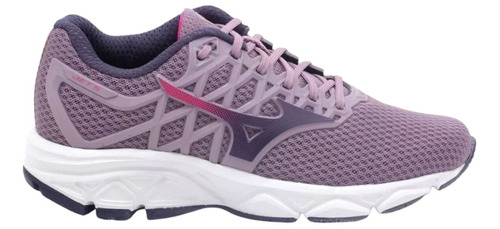 Tenis Mizuno Feminino Jet 5 Marinho E Pink Original