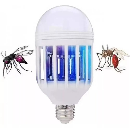 Lâmpada Luz Led Repelente Eletrico Mata Mosquito V80 Cor Branco 127V/220V