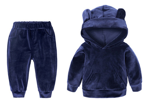 Conjunto De Sudadera Con Capucha Y Pantalones Para Bebés, Ni