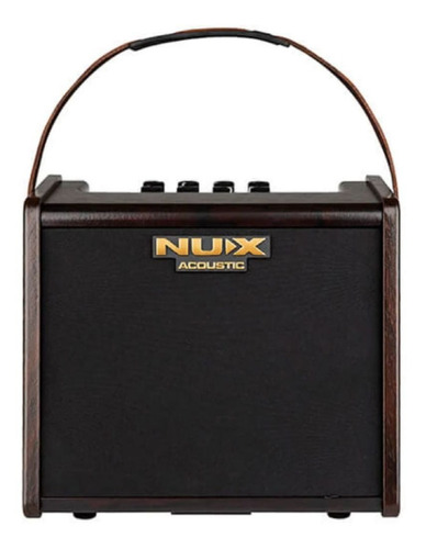 Amplificador Guitarra Acustica  Y Mic Nux Ac-25 Recargable