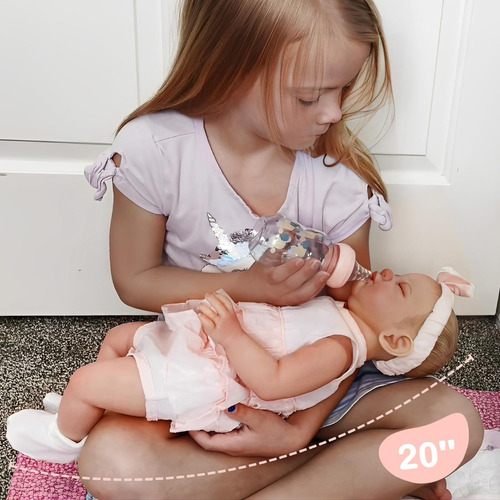 Bebes Reborn Silicona August Awake Realista Juguetes Niñas