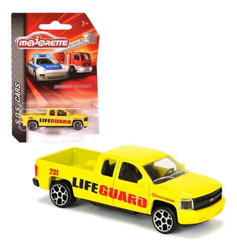 Majorette Sos Car Chevrolet Silverado Mundo Mjt57181