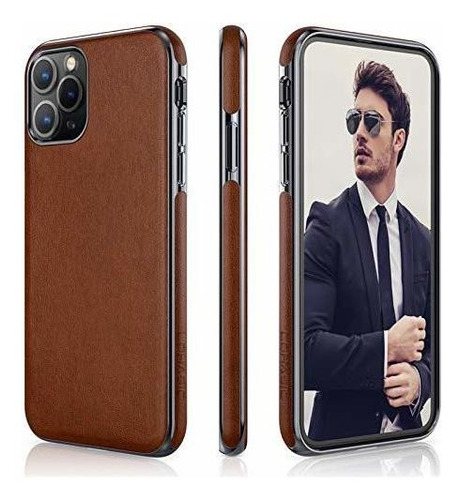 iPhone 11 Pro Estuche Slim Business Pu Cuero Elegante Tpu Jk