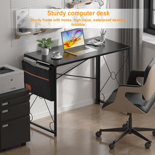 Mesa Plegable Computadora De Escritura, De Acero Resist...
