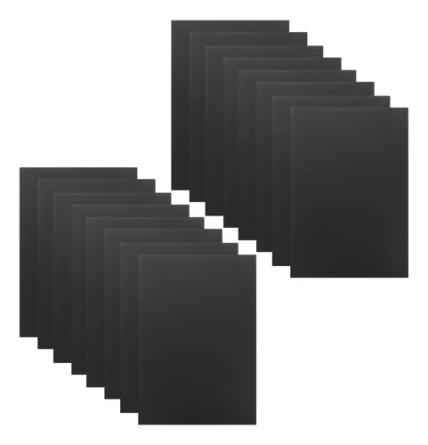 Papel De Dibujo Para Artistas, Cartón Negro, 50 Hojas