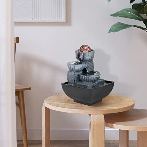 Fuente De Agua De Mesa De Relajacion Para Interiores